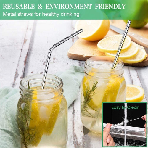 Set Cubiertos Portátiles Eco Friendly Acero Inoxidable 8pzas