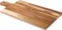 Comprar Tabla Para Servir Tramontina Madera Teca 50x25 C\u002Fmango Cuots Color Marrón