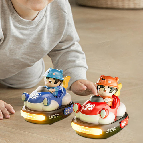 2x Rc Speed Car Boys Race Car Toy Kids Rc Cartoon Car Battle