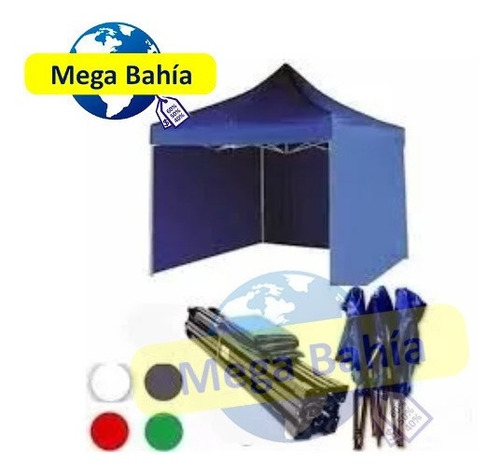 Carpa Impermeable De 3x3 Mts Con Paredes Estructura Plegable