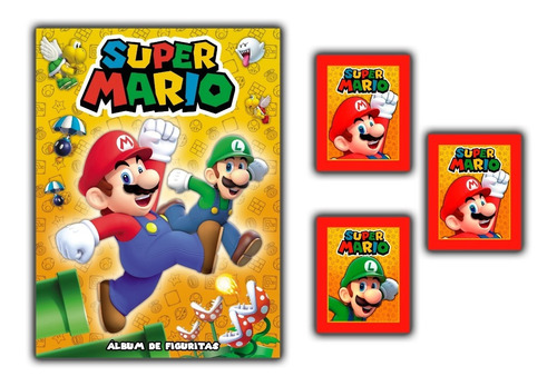 Album Super Mario Bros: Pack Album + 60 Sobres - Original