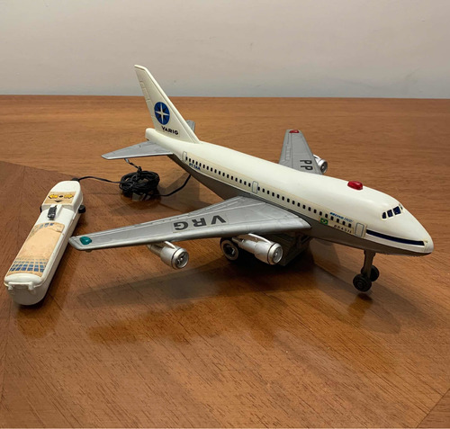 Brinquedo Antigo Avião Boeing 747 Varig Anos 80