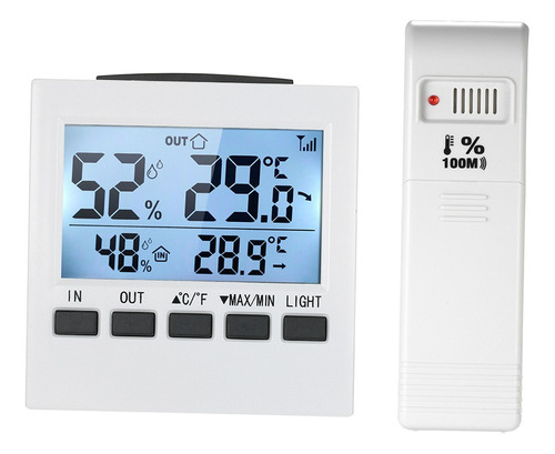 Medidor De Humedad Digital Lcd Para Interiores Y Exteriores