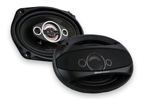 Bocinas 6x9 Pulgadas Rock Series Rks-694 4vias 180w Max Color Negro