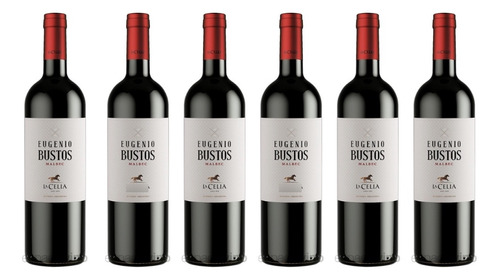 Vino Tinto Malbec Eugenio Bustos La Celia 750ml Pack X6