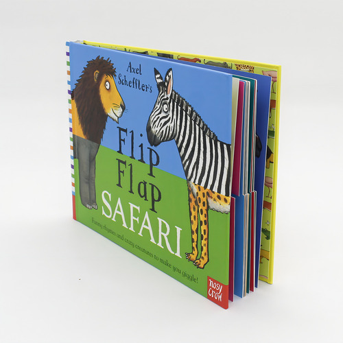 Flip Flap Safari - Board Book - Scheffler, De Scheffler, Axel. Editorial Nosy Crow, Tapa Dura En Inglés Internacional, 2014