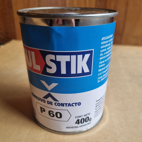 Imagen 4 de 4 de Cemento Adhesivo Doble Contacto Fulstik X 400 Gr P60 Fuerte