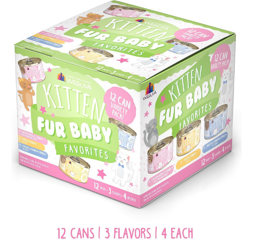 Weruva Gatito - Fur Baby! Alimento Humedo 12 Latas 3oz