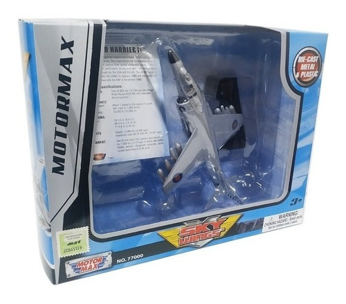 Avion Harrier Ii  Av-8b  Motor Max Milouhobbies