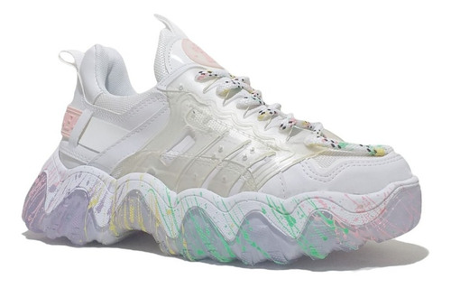 Imagen 4 de 6 de Zapatillas Enjoy Blanco/multicolor