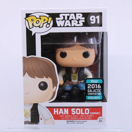 Funko Pop Han Solo #91 Galactic Convention 2016 (Usado)