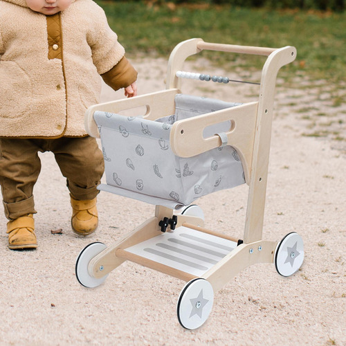 Carrito De Compras De Little Helper, Rueda Rodante Real,