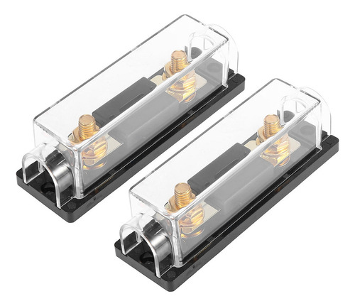 2 Portafusibles Anl Con Fusible Anl 200 Amp For Audio Auto