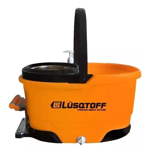 Imagen 7 de 10 de Lampazo Giratorio Mopa Centrifuga Balde Escurridor Lusqtoff