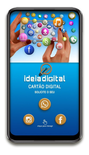 Imagem 1 de 10 de Cartões De Visita Digitais Interativos
