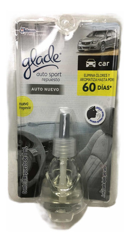 Respuesto Glade Auto Sport Fragancia Auto Nuevo