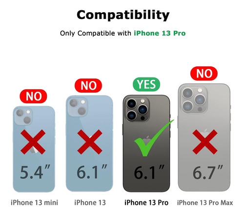 Funda Para iPhone 13 Pro Fibra De Carbono Duro Negra