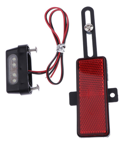 Soporte De Matrícula Trasera Con Luz Motocicletas