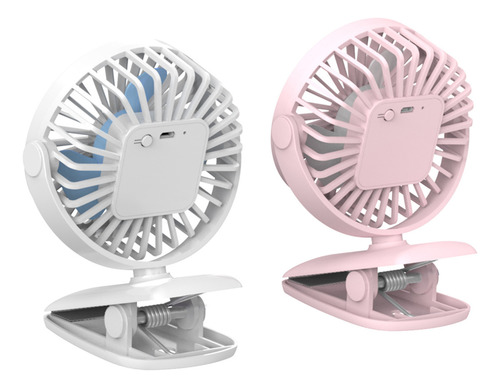 Ventilador Portátil De Escritorio Usb: 3 Clips Para Uso Domé