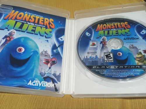 Juego De Ps3 Monsters Vs Aliens, Físico Usado (Usado)