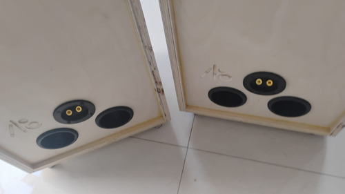 1 Par De Bafles Hi Fi Bocinas Bookshelf Vacios Audiofilos 10 Birch Abedul Natural