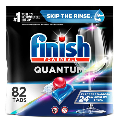 Finish Quantum 82 Pastillas Lavavajillas Detergente