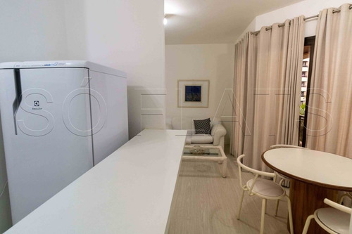 Imagem 7 de 15 de Em Moema Muito Bem Localizado, Flat Todo Mobiliado Disponível. - Sf25201