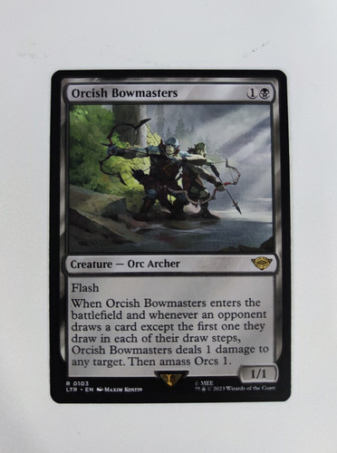 Magic Lord Of The Rings Carta Tarjeta Orcish Bowmasters 0103