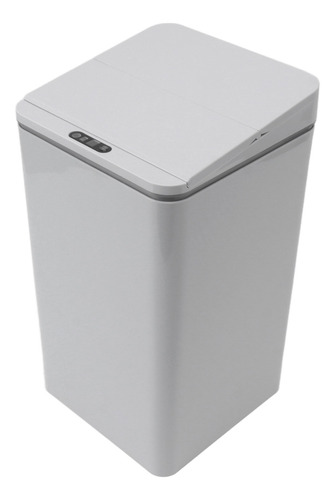 Cubo De Basura Gris Con Apertura Automática, Sensor De Escri