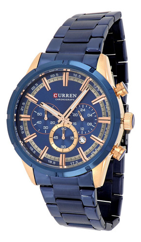 Reloj Para Hombre Curren Krec7603 Azul