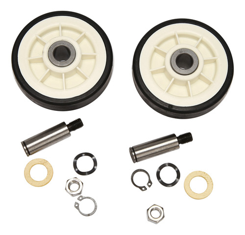 Rodillo Y Eje De Soporte De Tambor De Secadora De 2 Piezas P