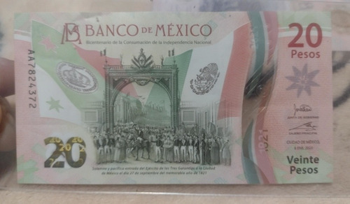 Tres Billetes Familia G, Serie Doble Aa, 20, 50 Y 100 Pesos 