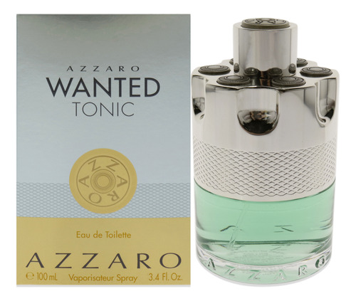 Perfume Azzaro Wanted Tonic Edt Spray Para Hombre 100 Ml