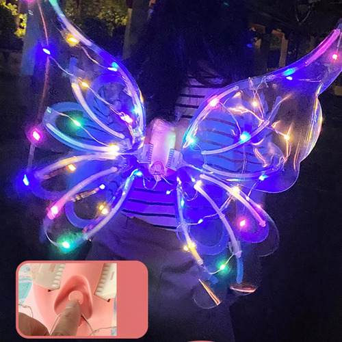 La Luz Y La Música Se Mueven Con Alas De Mariposa Eléctricas