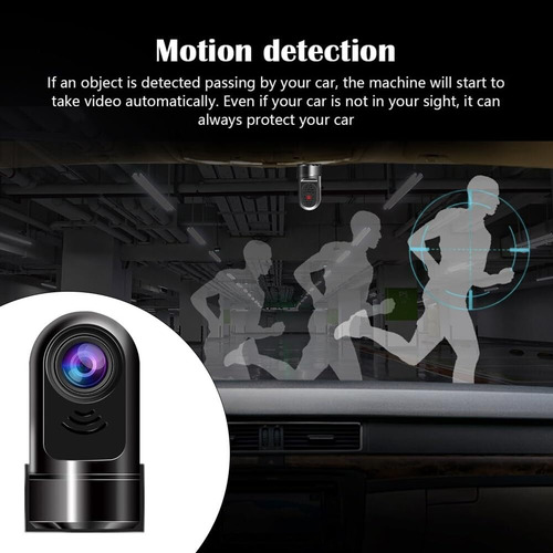 Para Y 1080p Hd 360° Rotación Mini Adas Dashcam Para Auto /