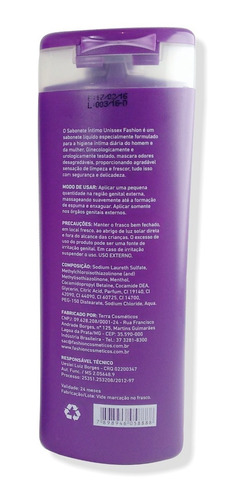 Imagem 3 de 6 de 12 Sabonete Intimo Liquido Unissex Fashion