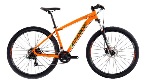 Bicicleta Aro 29 Oggi Hacker Sport 21v 2024 Bike 17'' Cor Laranja Tamanho Do Quadro 17