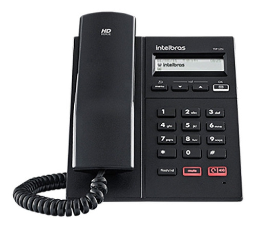 Imagem 1 de 3 de Telefone Ip Voip Sip Hd Intelbras Tip 125i Poe - Nota Fiscal