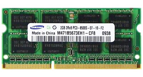Memoria Ram 2gb Ddr3 Samsung 8500 1066 Mhz Laptop Eh1-cf8