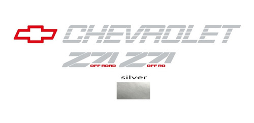 Pack 3 Pieza Calcas Sticker Chevrolet Z71 + Chevrolet Y Logo