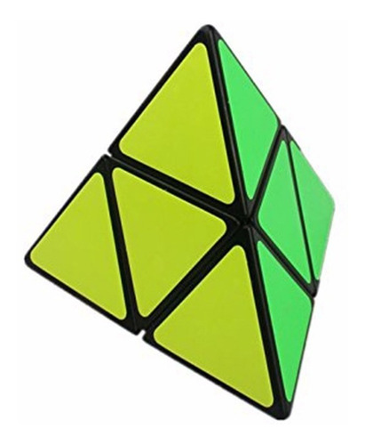 Cubo Magico Puzzle Shengshou Pyramorphix 2x2 Base Negra