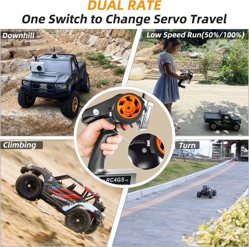 Transmisor Rc Radiolink Rc4gs V3 De 5 Canales Y R6fg Gyr...