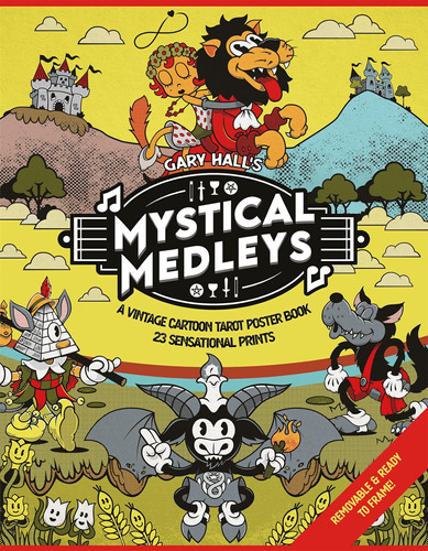 Libro: Mystical Medleys: A Vintage Cartoon Tarot Poster Book