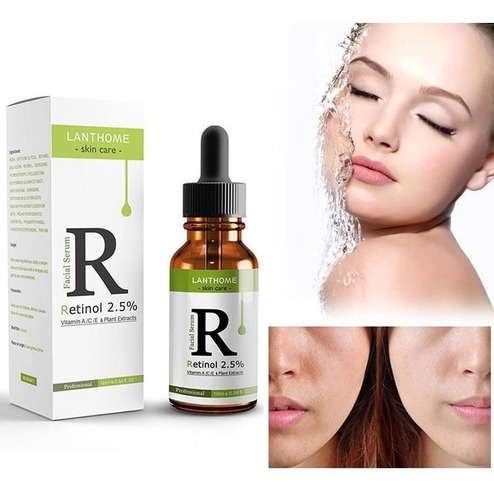 Serum Facial Retinol 100% Natural Blanqueamiento Antiarrugas