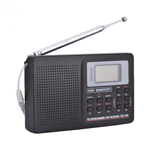 Rádio Receptor Happy Cs-106 Fm/sw/tv Função Memória