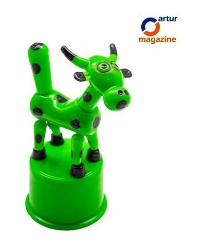 Kit 12 Brinquedo Dançante Vaquinha Agro Mole Mole Plástico