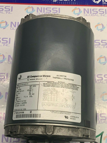 Ge Commercial Motors A-c Motor Thermally Protected 5kh3k Uuv