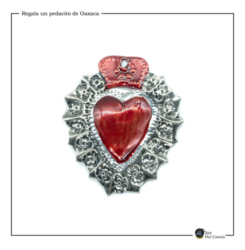 50 Corazones De Hojalata Rojos 16-17 Cm