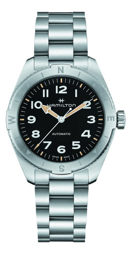 Khaki Field Expedition 41mm H70315130 Negro Plateado Plateado