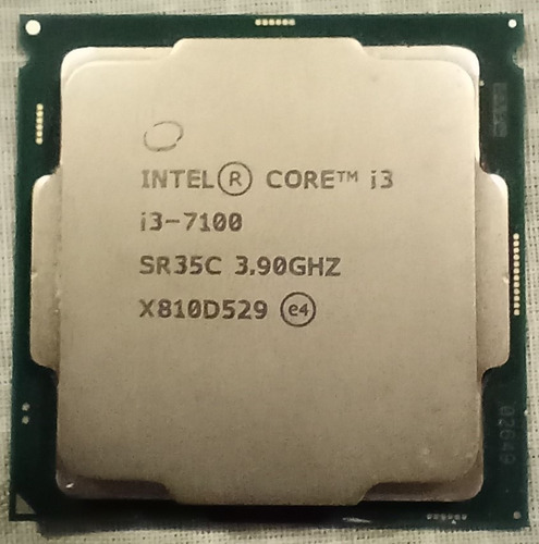 Microprocesador 1151 Core I3 8100 7100 Pentium G4400 G4560 (Usado)